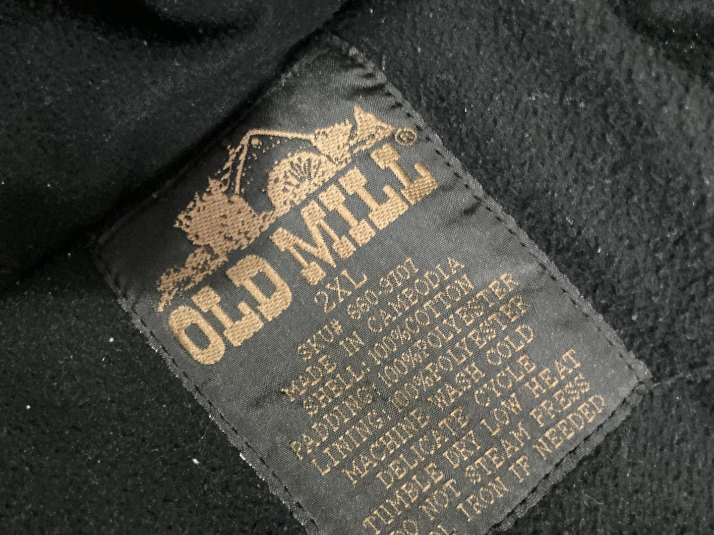 Old Mill Hooded Work Jacket - 2XL - Tan Canvas - photo 3