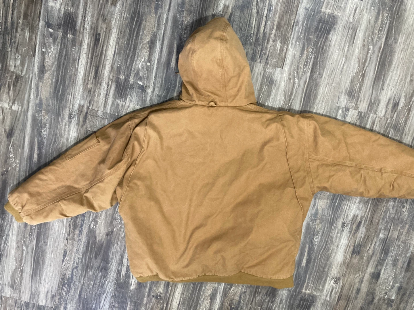 Old Mill Hooded Work Jacket - 2XL - Tan Canvas - photo 2