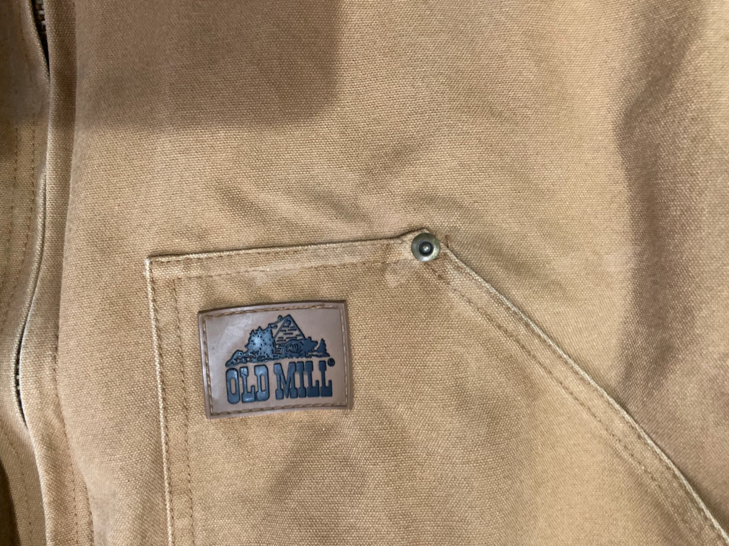 Old Mill Hooded Work Jacket - 2XL - Tan Canvas - photo 4