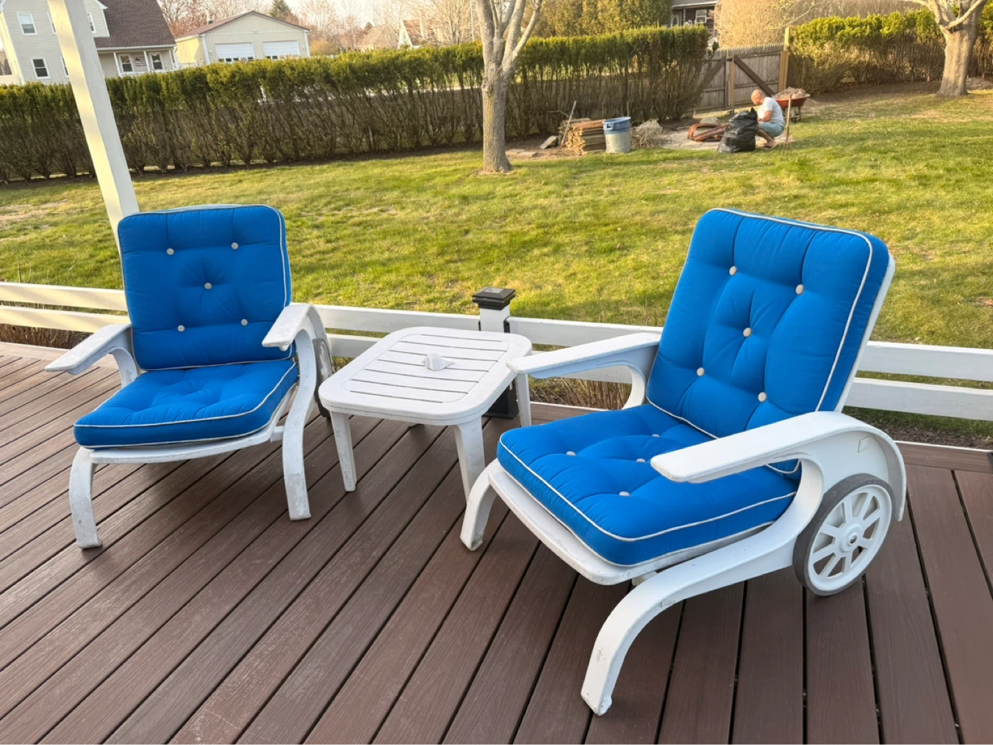 Outdoor Patio Chairs with Cushions - photo 2