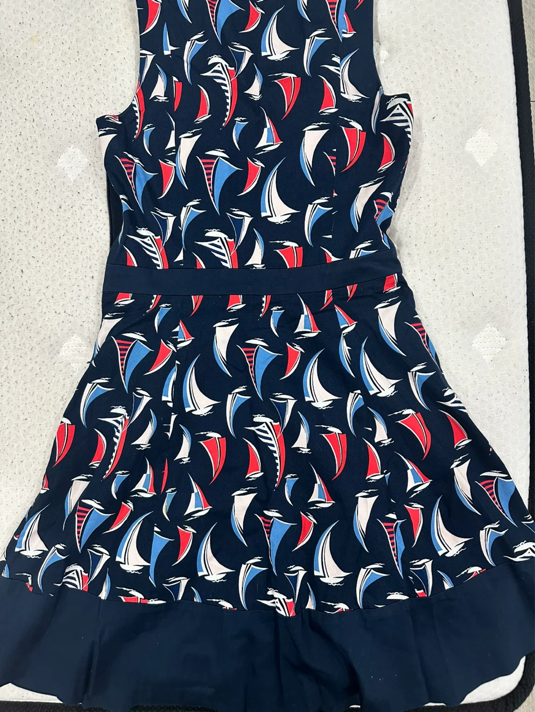 Tommy Hilfiger Navy Sailboat Print Dress Size 2