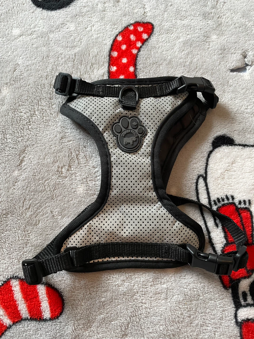 Small Canada Pooch Dog Harness-Grey