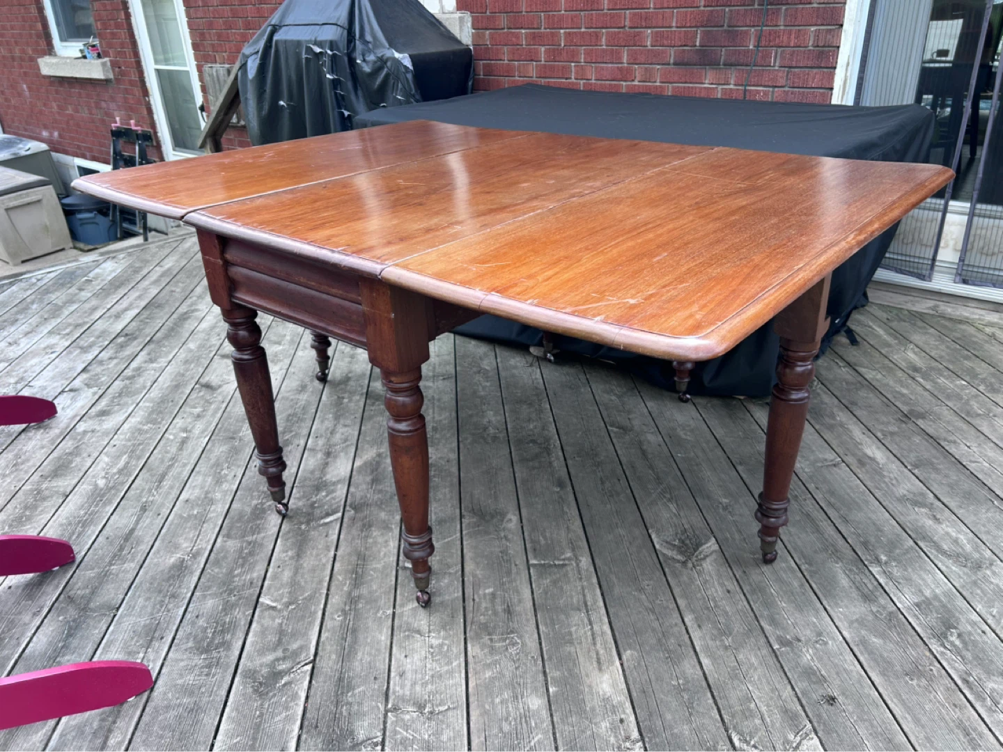 Drop-leaf Gateleg Dining Table - photo 5