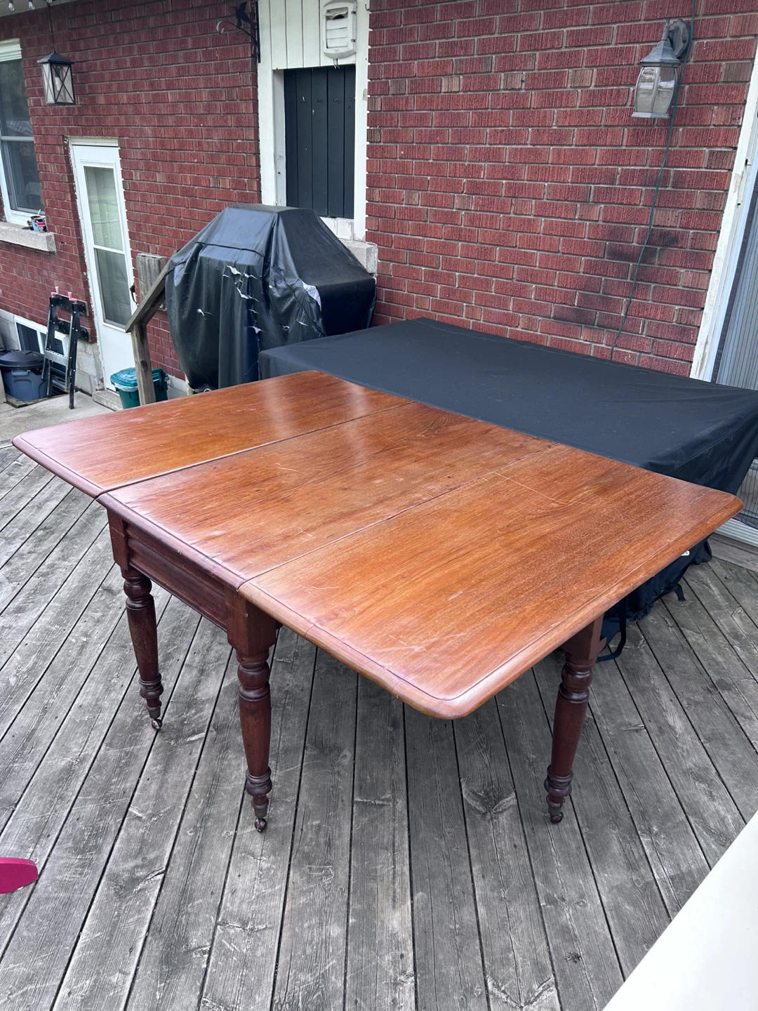 Drop-leaf Gateleg Dining Table - photo 3