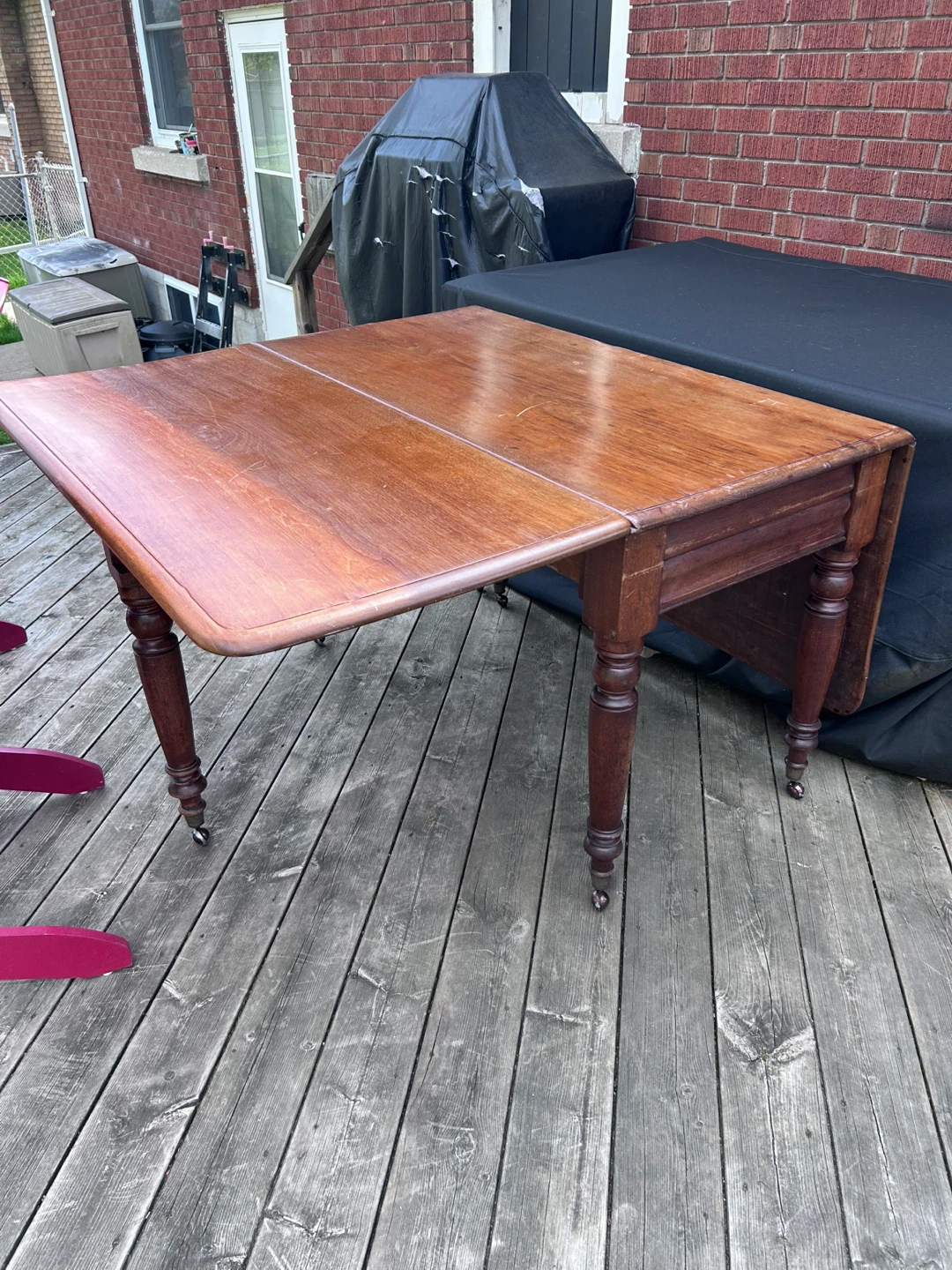 Drop-leaf Gateleg Dining Table - photo 2