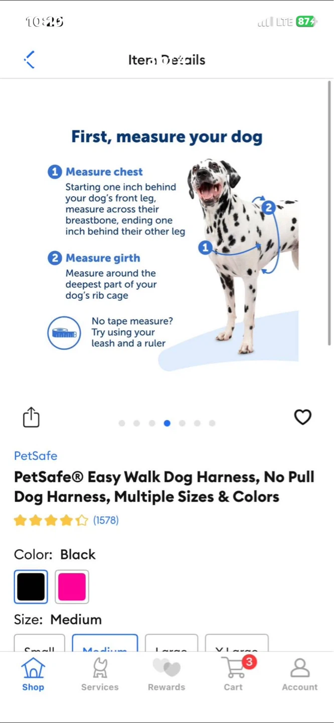 Large EasyWalk Dog Harness - photo 4