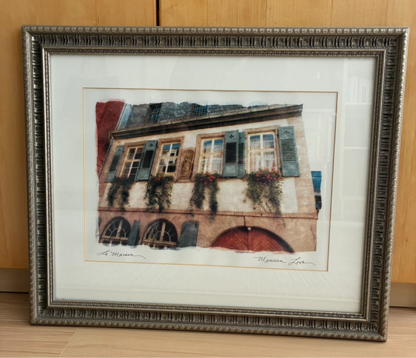 Framed Print "La Maison" by Maureen Love