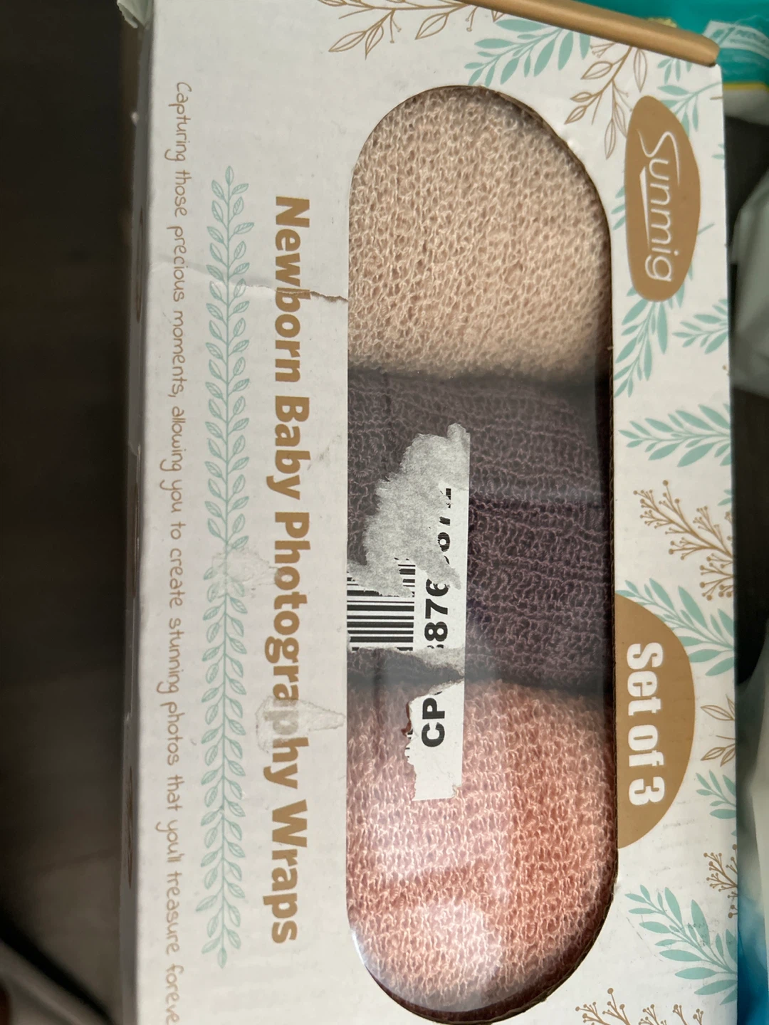 Sunmig Newborn Baby Photography Wraps (Set of 3)