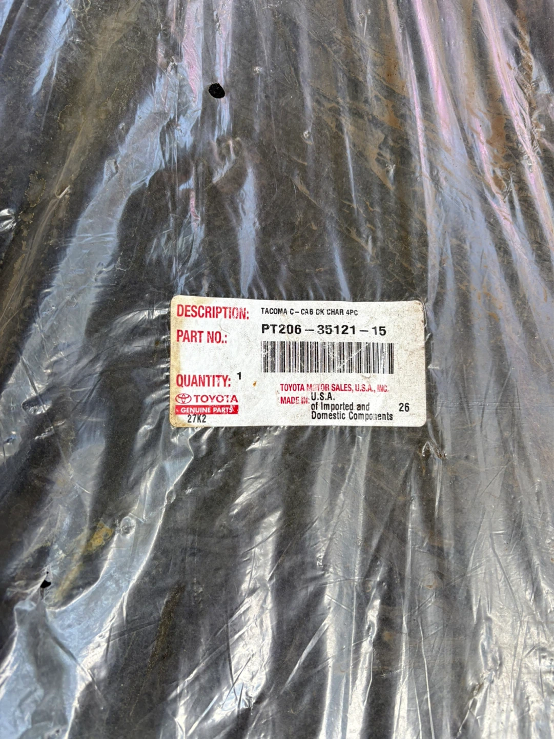 Toyota Tacoma Floor Mats PT206-35121-15