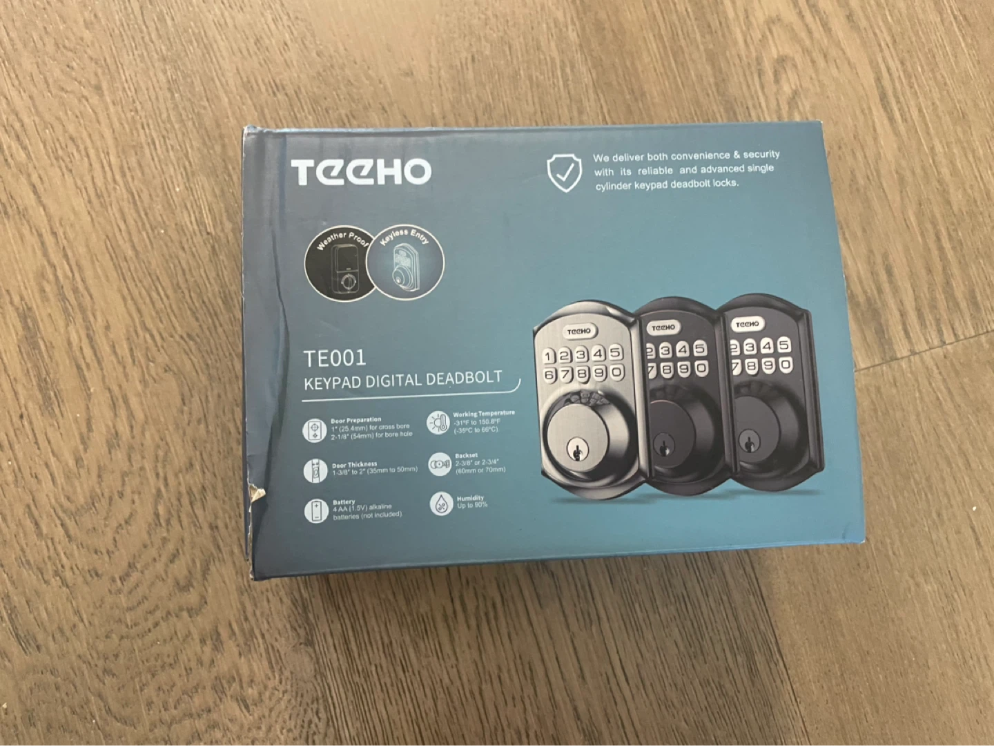 Teehoo TE001 Keypad Digital Deadbolt - photo 4