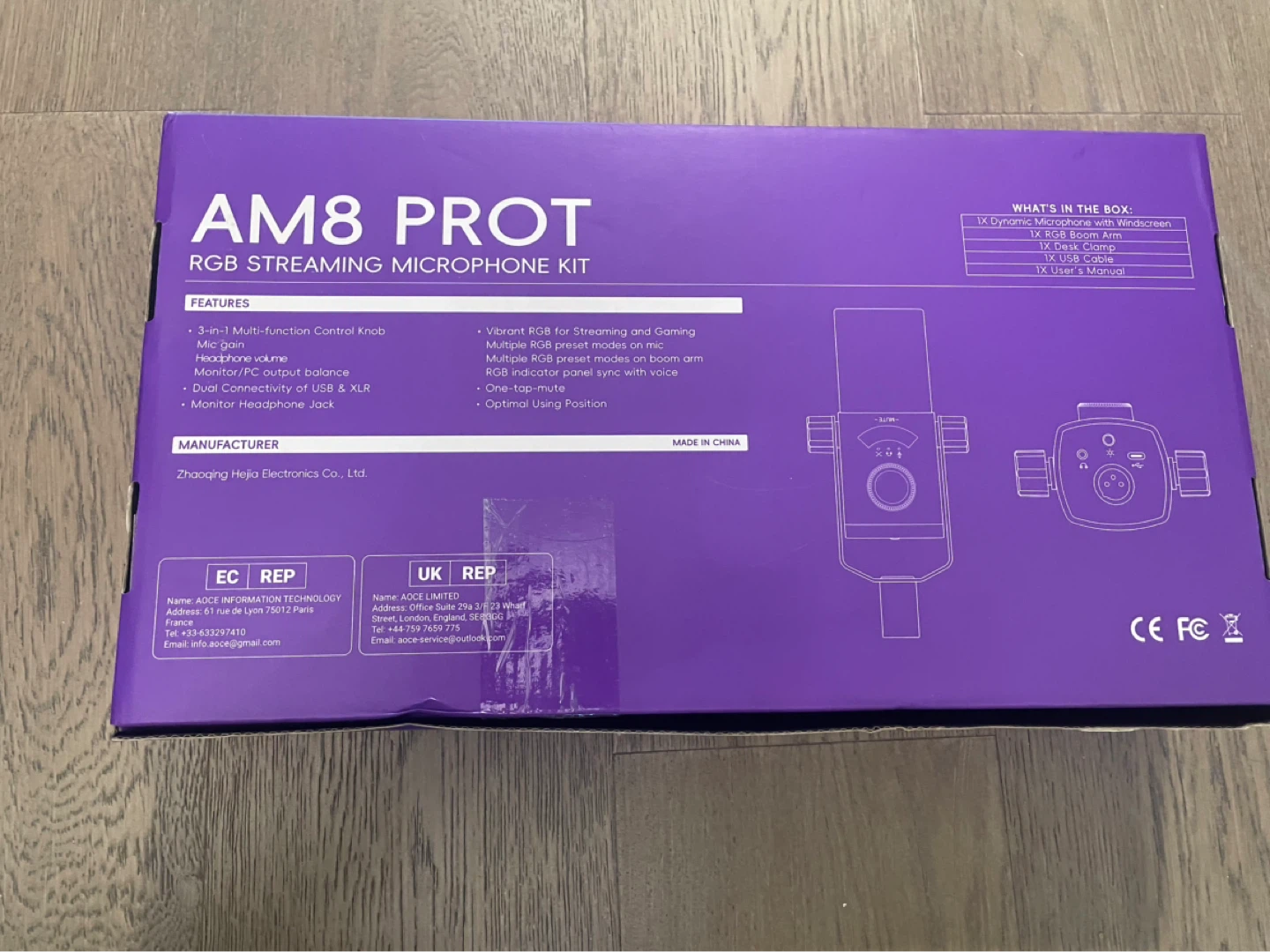 FIFINE AM8 PROT RGB Streaming Microphone Kit - photo 4