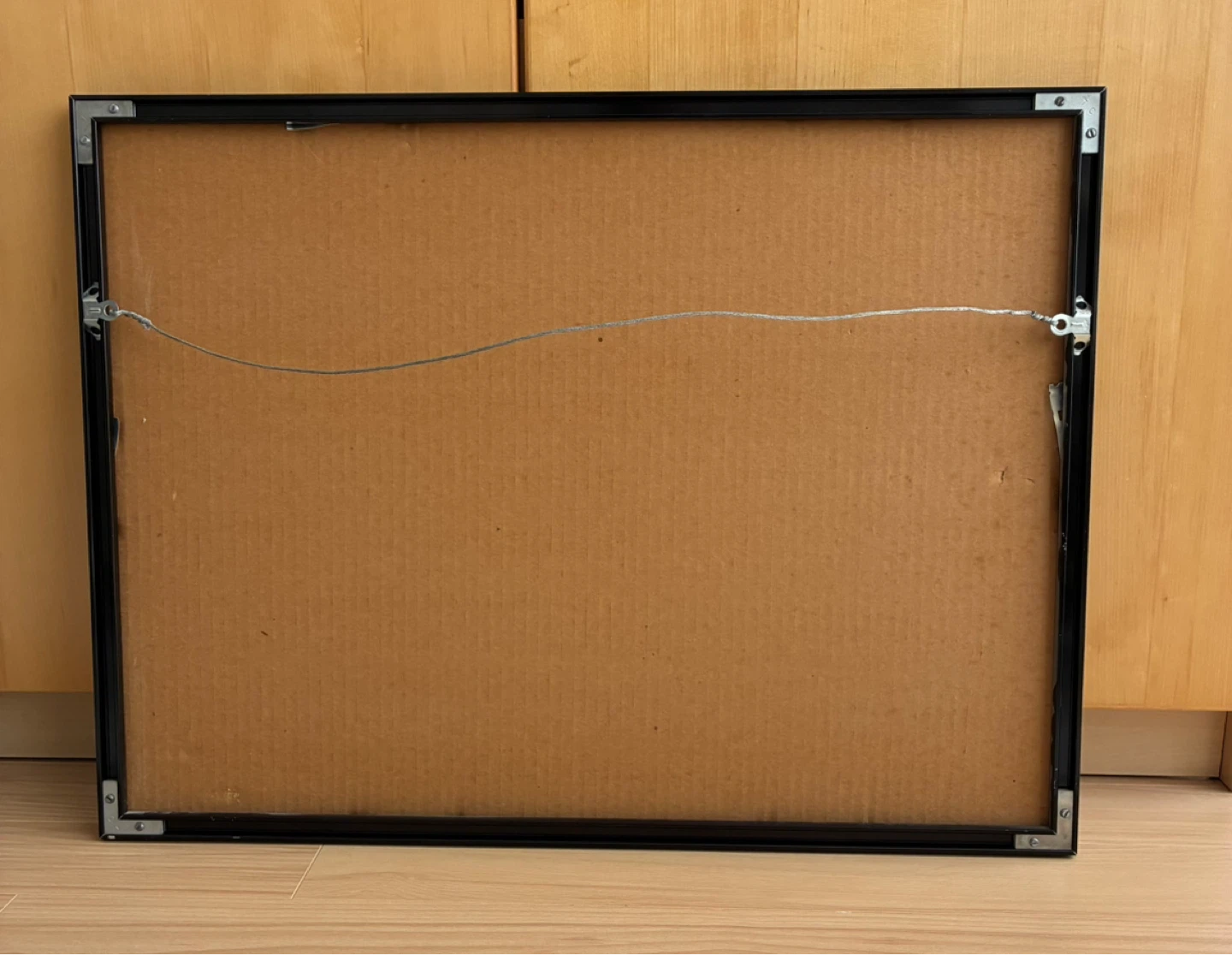 Black metal framed artwork  - ready to hang - photo 2