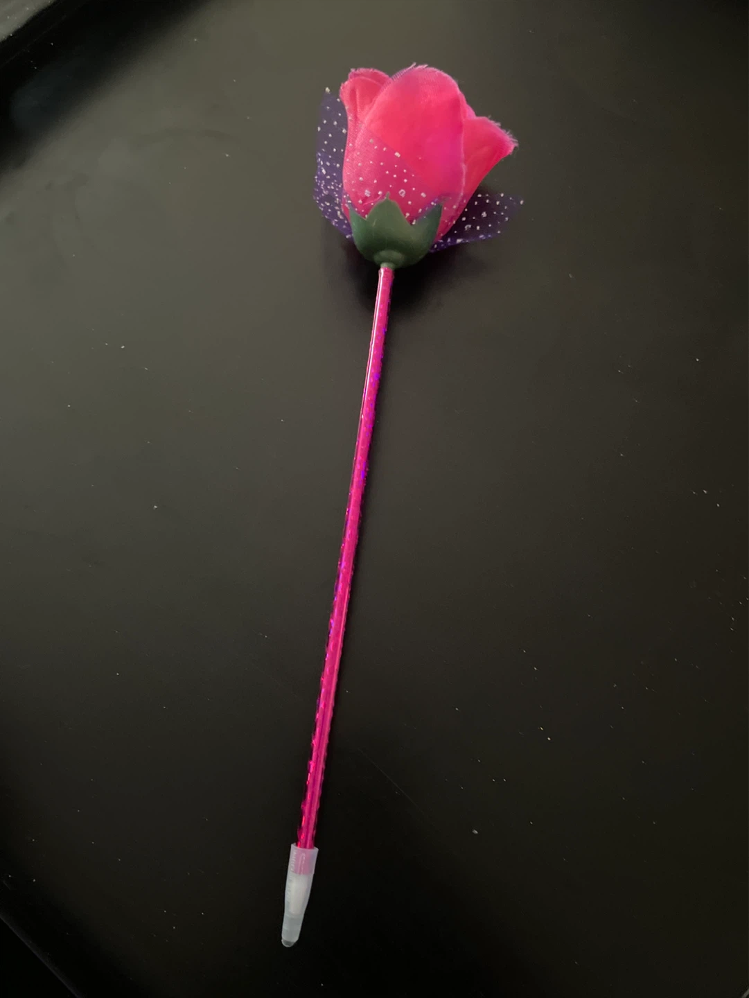 Pink Rose Flower Pen