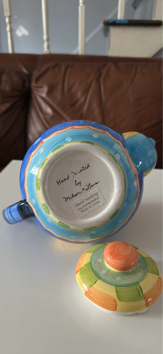 Hand Painted "Milson & Louis" Teapot - photo 3