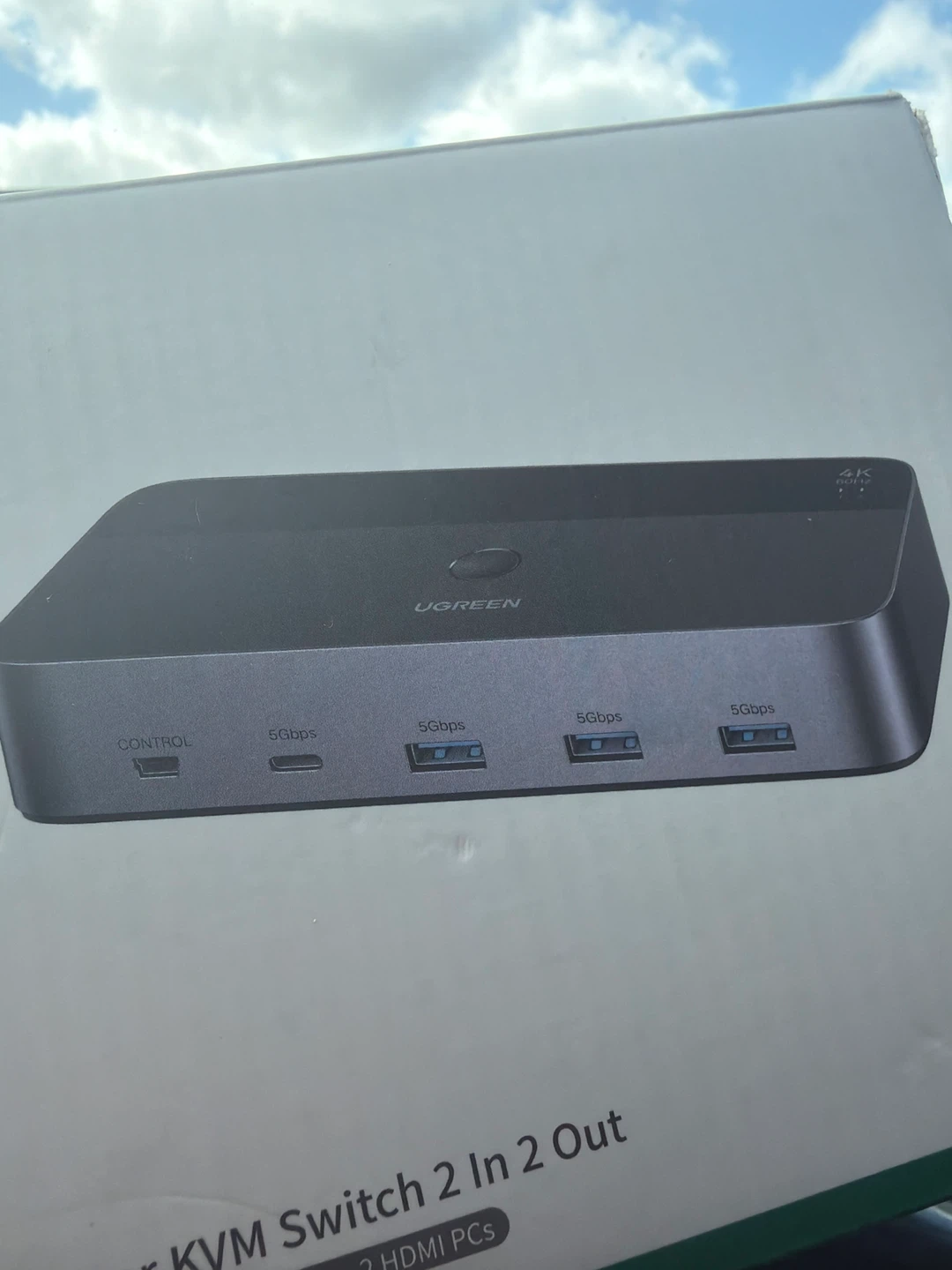 UGREEN HDMI Dual Monitor KVM Switch 2 In 2 Out 4K 60Hz