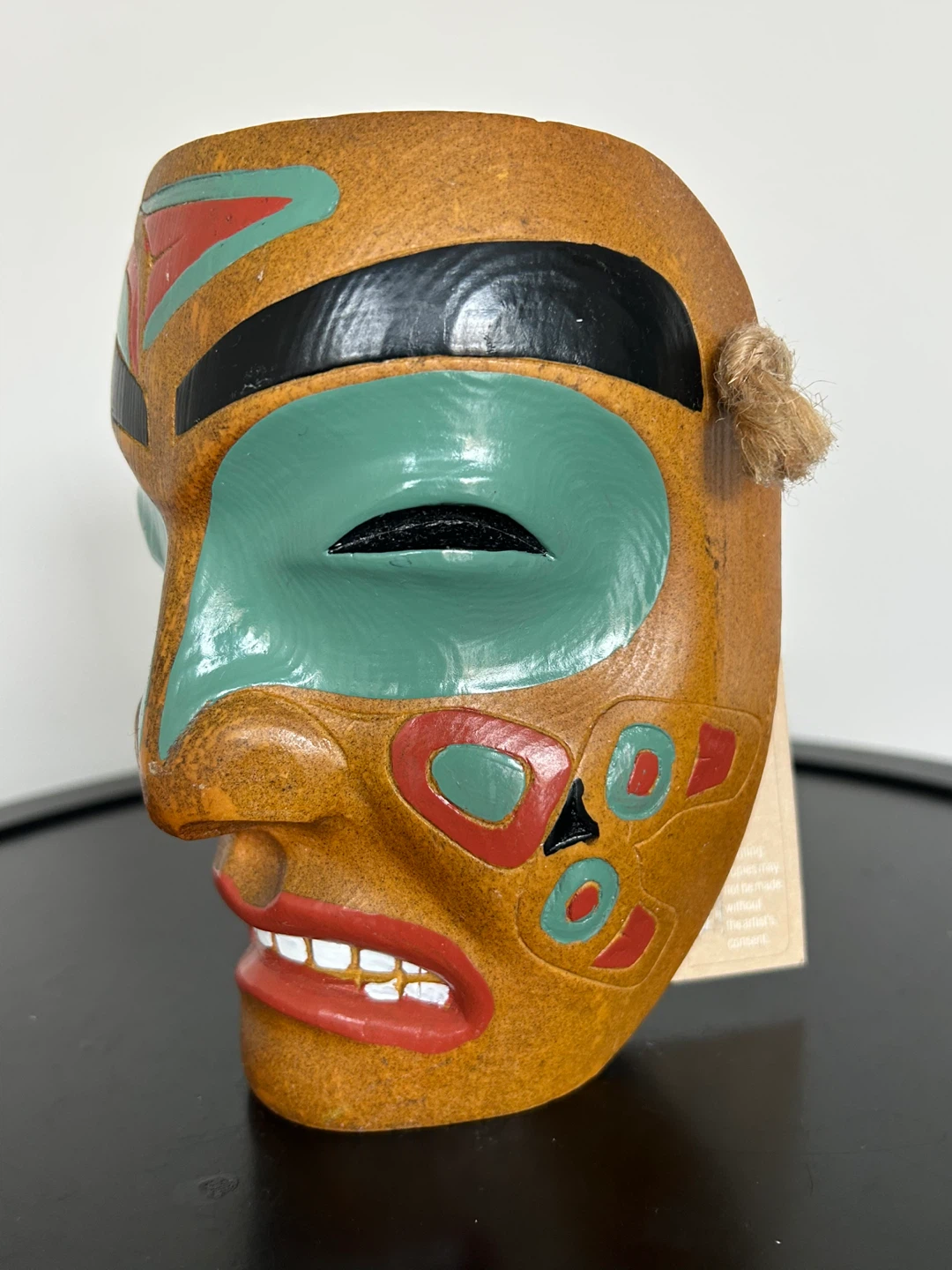 Vintage First Nations Mask Replica - Henry Robertson