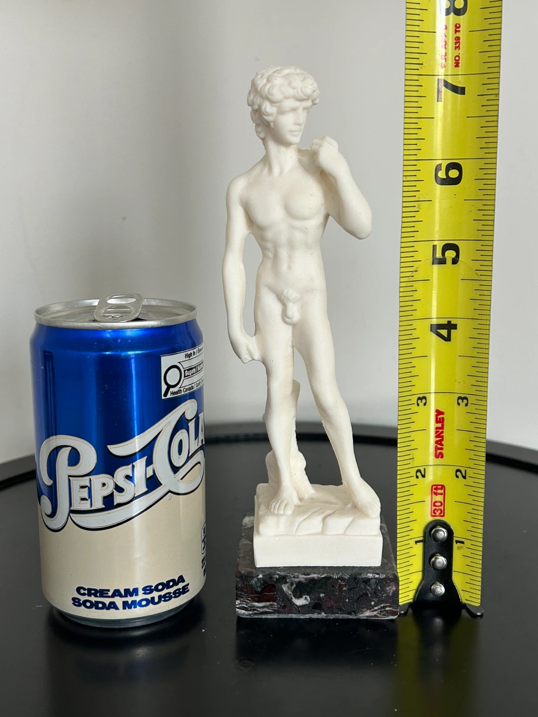 Vintage Italian Alabaster Michelangelo’s David Statue - 7” - photo 2