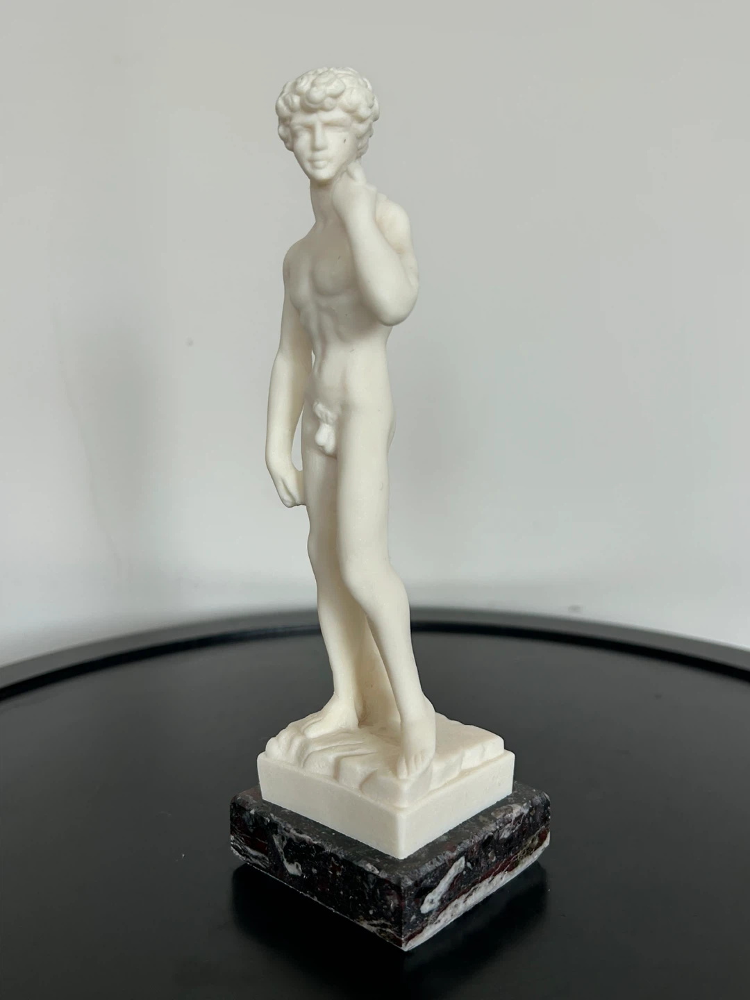 Vintage Italian Alabaster Michelangelo’s David Statue - 7” - photo 3