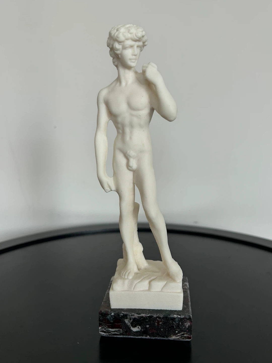 Vintage Italian Alabaster Michelangelo’s David Statue - 7”