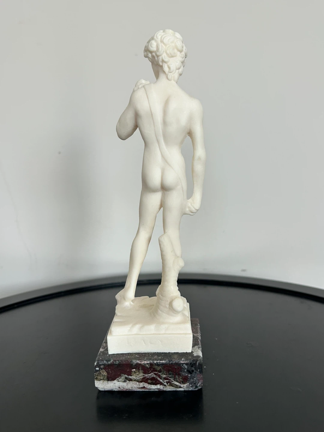 Vintage Italian Alabaster Michelangelo’s David Statue - 7” - photo 5