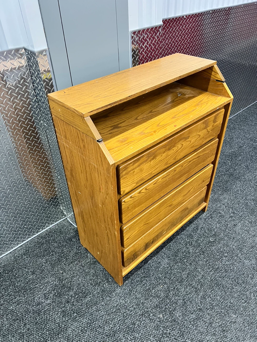Wooden Flip Top Dresser/Standing Desk-Free Delivery 🚚 NYC & NJ - photo 4