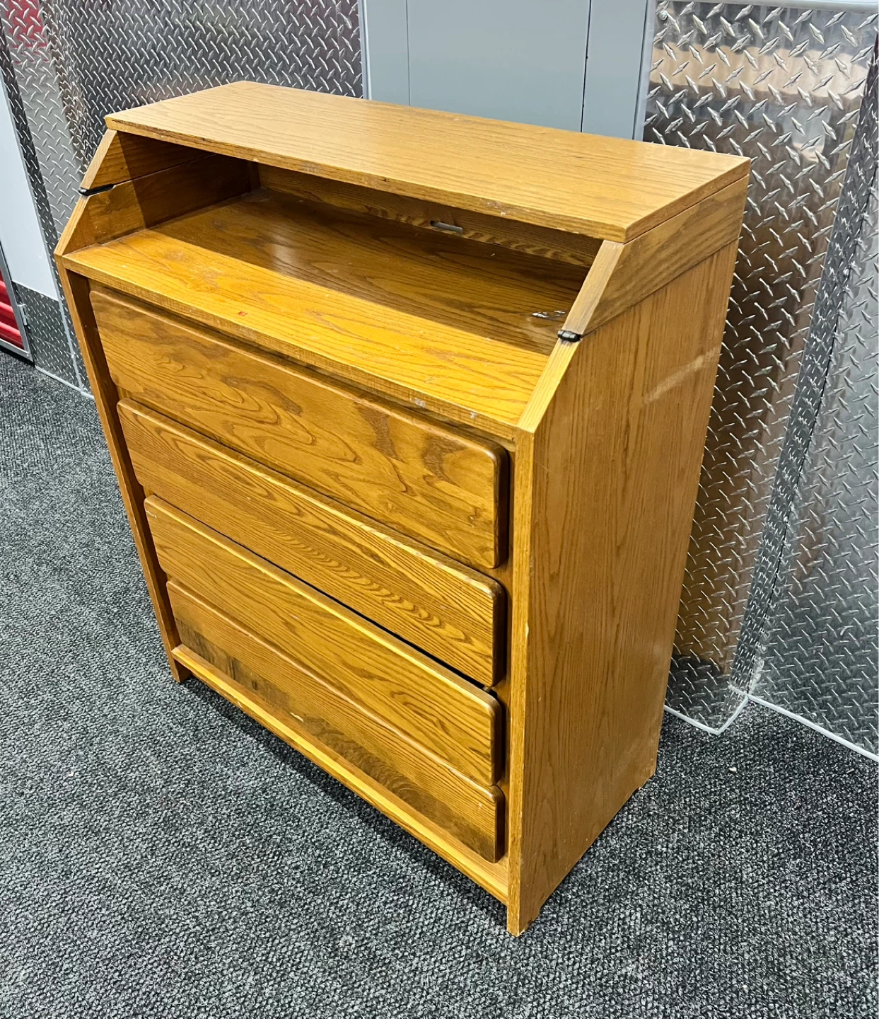Wooden Flip Top Dresser/Standing Desk-Free Delivery 🚚 NYC & NJ - photo 5