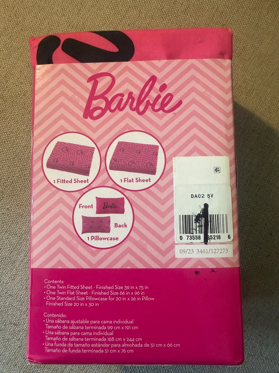 New Barbie Twin Sheet Set (3 pcs) - photo 2