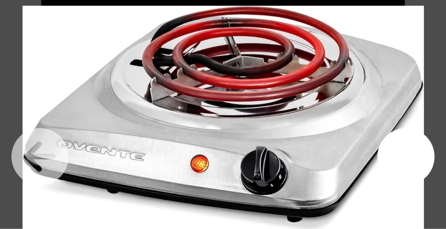 Ovente Stainless Steel Electric Coil Cooktop