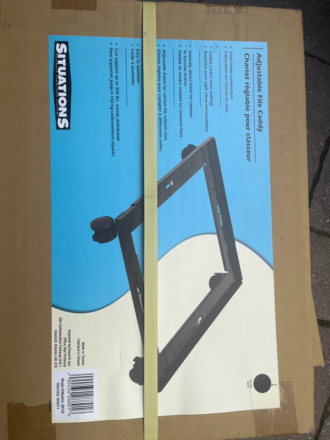 SITUATIONS Adjustable File Caddy