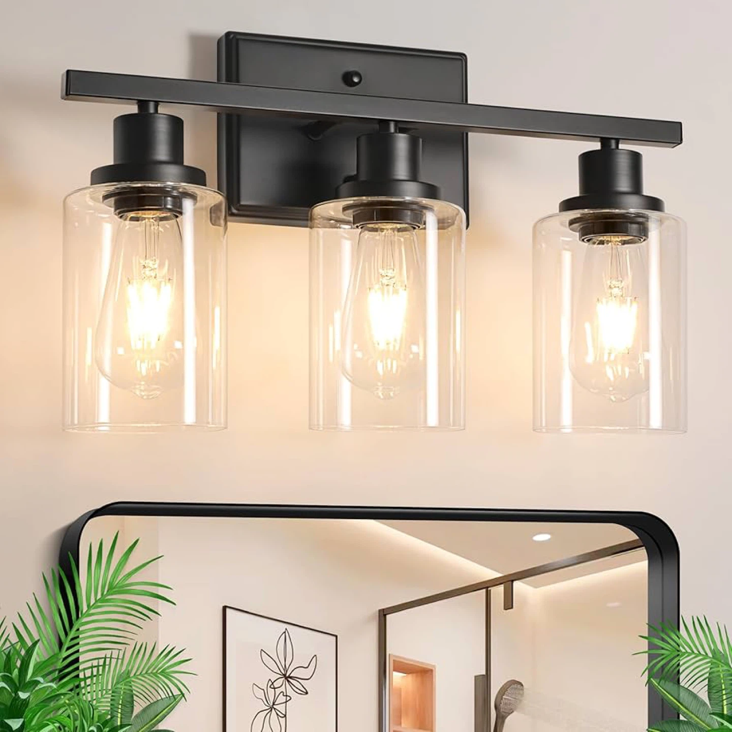 Ascher Bathroom Vanity Light Fixture - 3 Light - BNIB