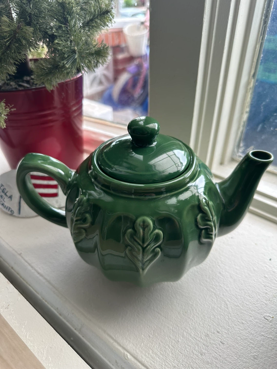 Furio Home Green Teapot