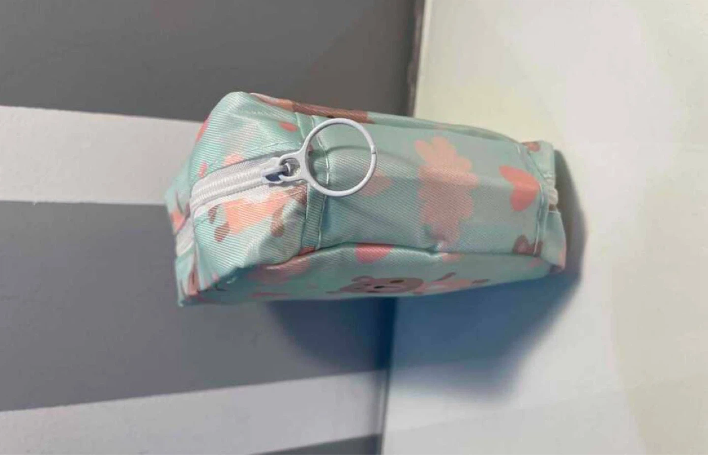 Mini travel makeup bag , cosmetic / pads organizer - photo 3