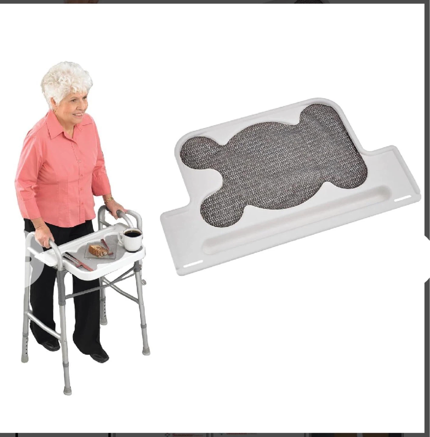 Sammons Preston Rollator Medical Tray Walker Attac