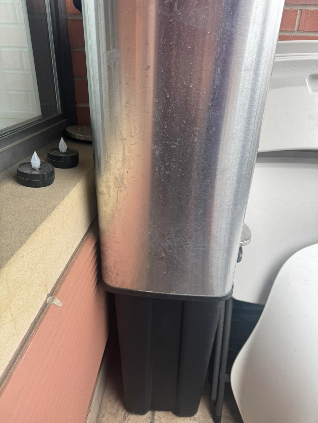 IKEA SULTAN Stainless Steel Trash Can with Foot Pedal - photo 2