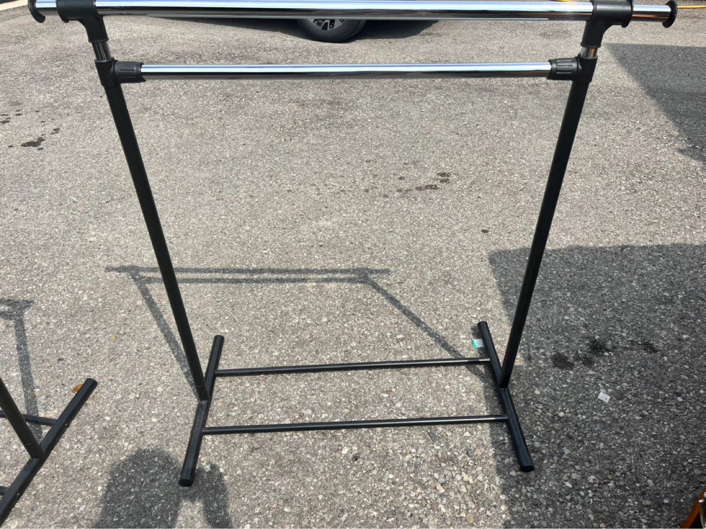 MOVING SALE ‼️ Two Tier Metal Clothing Rack - photo 3