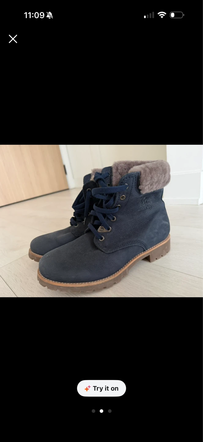 Blue Suede Fur Lined Boots - photo 2