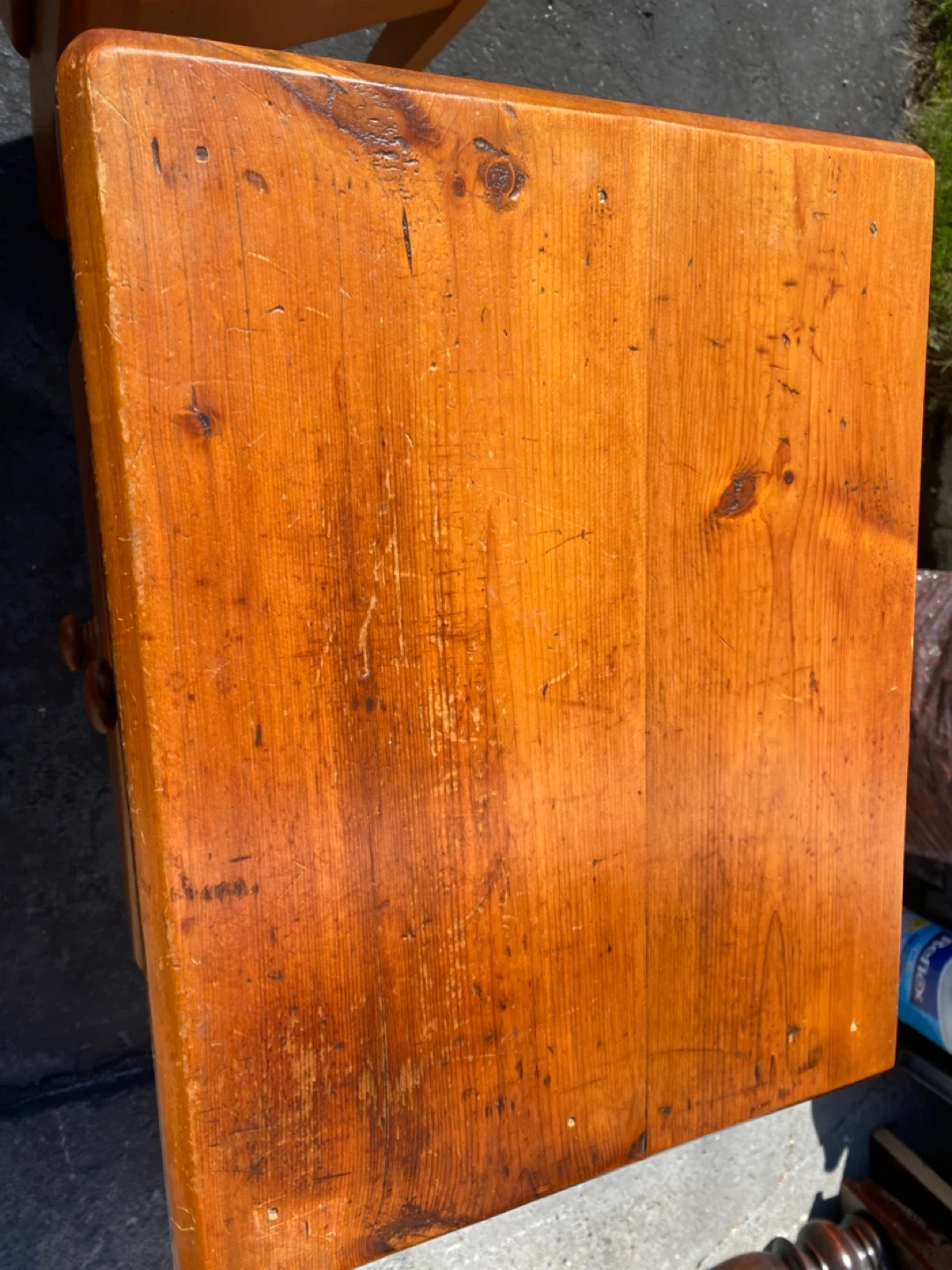 Vintage pine Wooden Nightstands (Pair) 60 for pair - photo 3