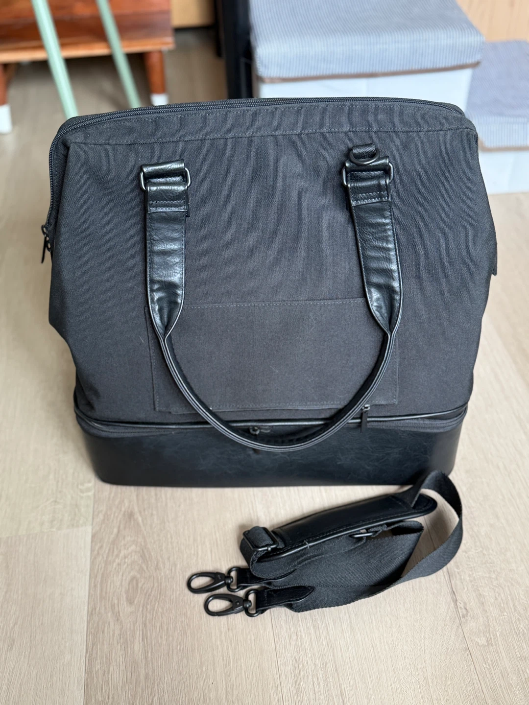BÉIS The Mini Weekender Bag - Black - photo 4