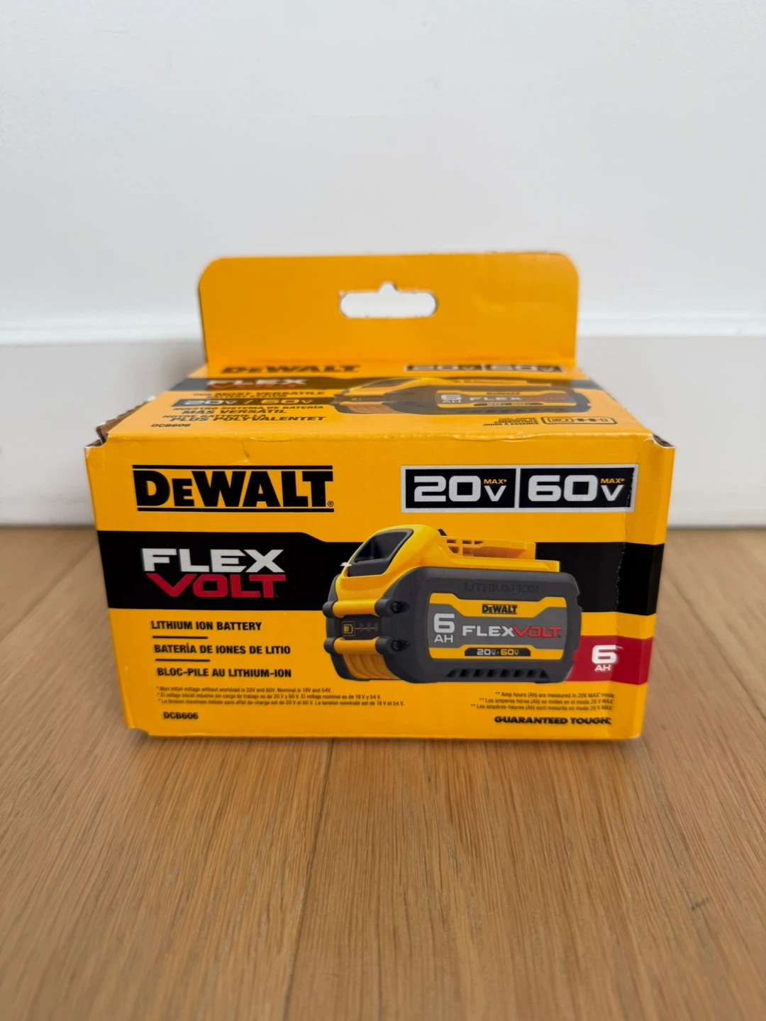 Dewalt Flexvolt Battery 6Ah - Brand new in the box