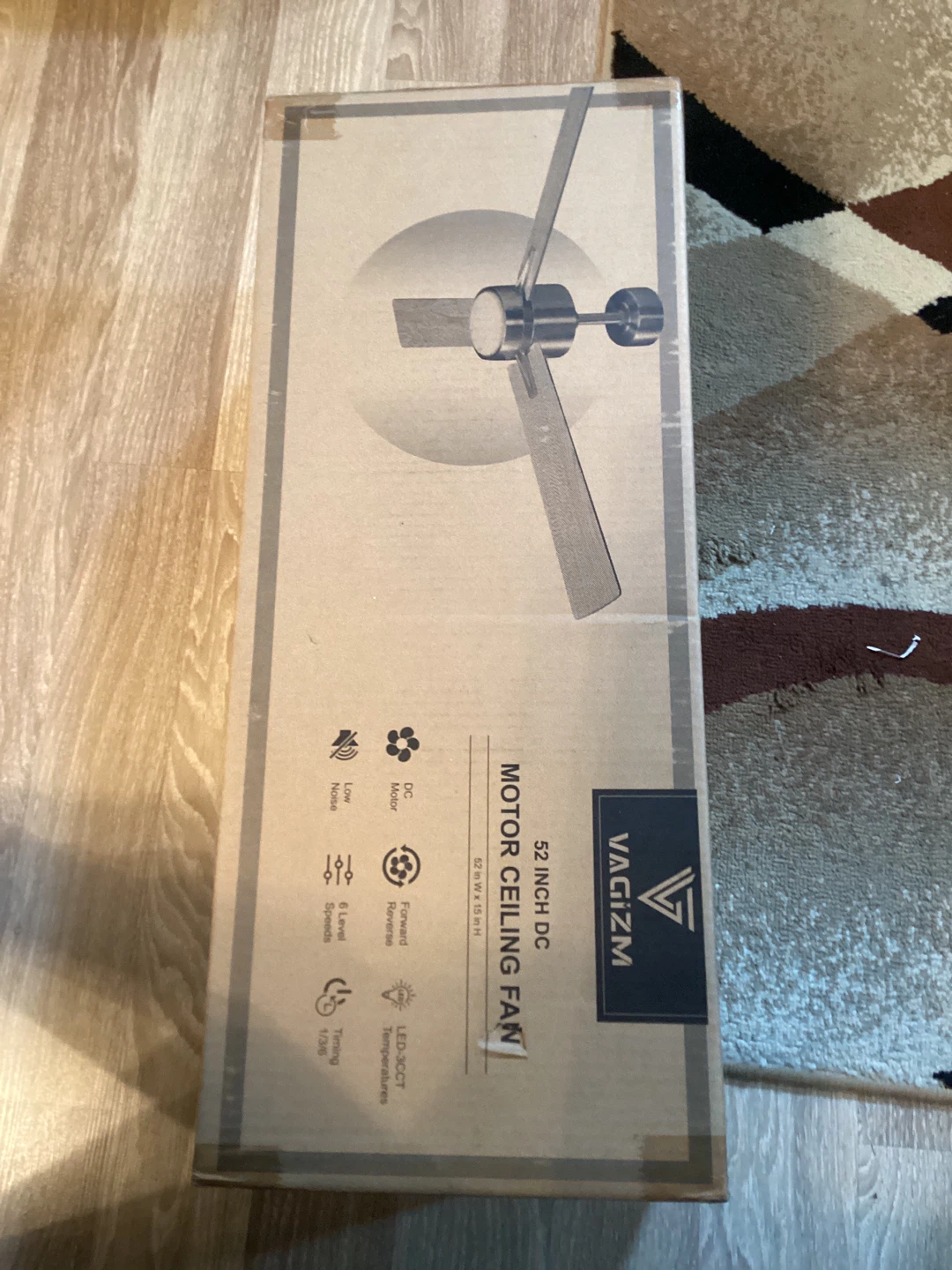 VAGIZM 52 Inch DC Motor Ceiling Fan