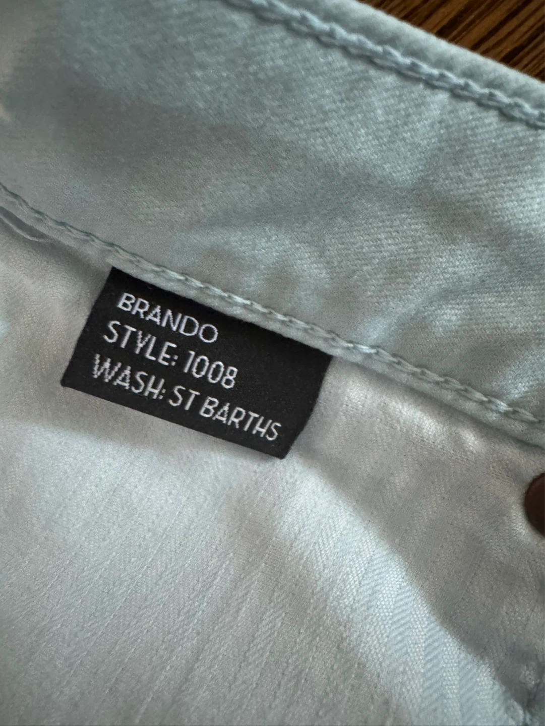 MONFRÈRE Light Blue Wash Denim Jeans Size 34 - photo 4