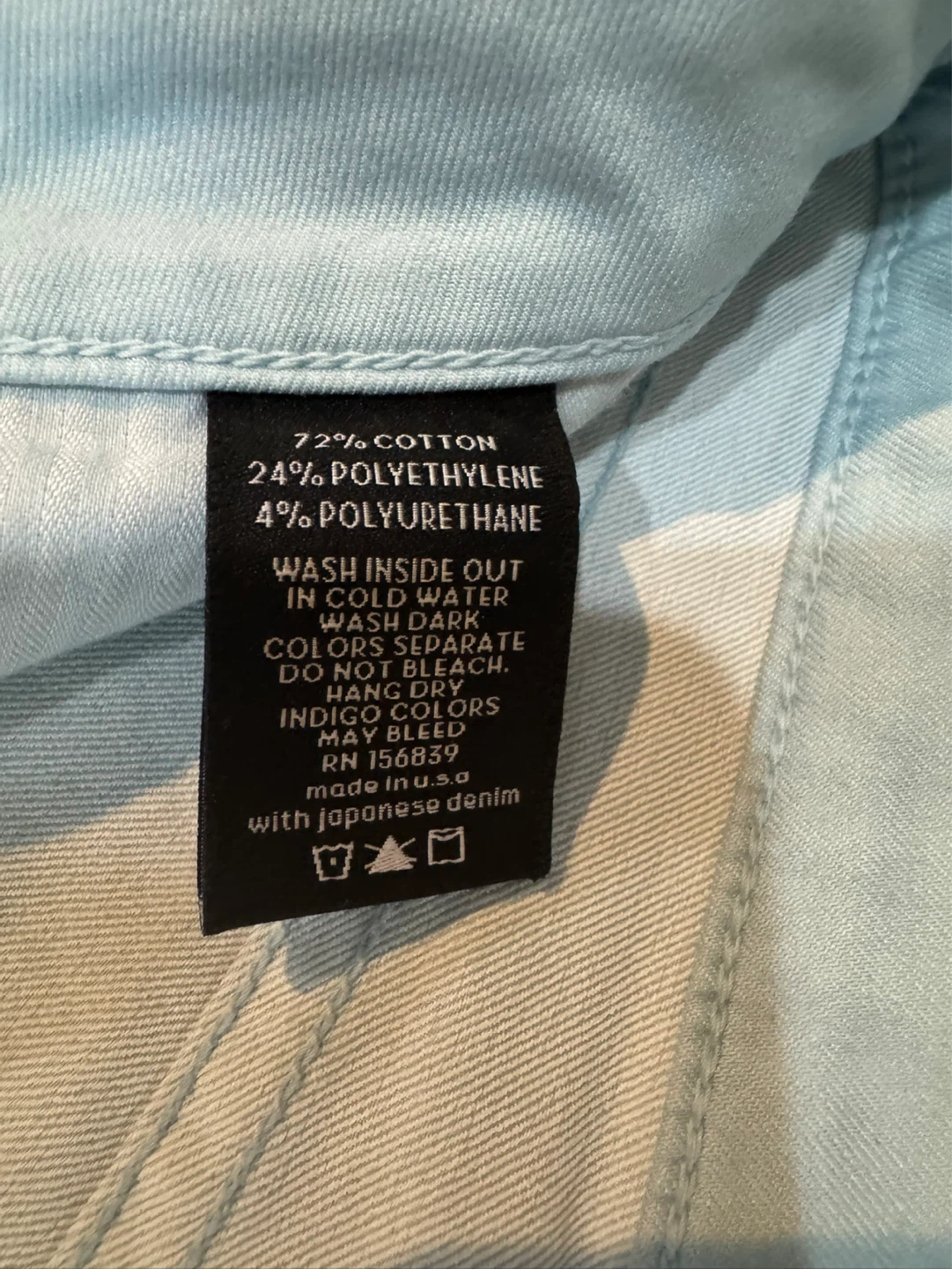 MONFRÈRE Light Blue Wash Denim Jeans Size 34 - photo 3
