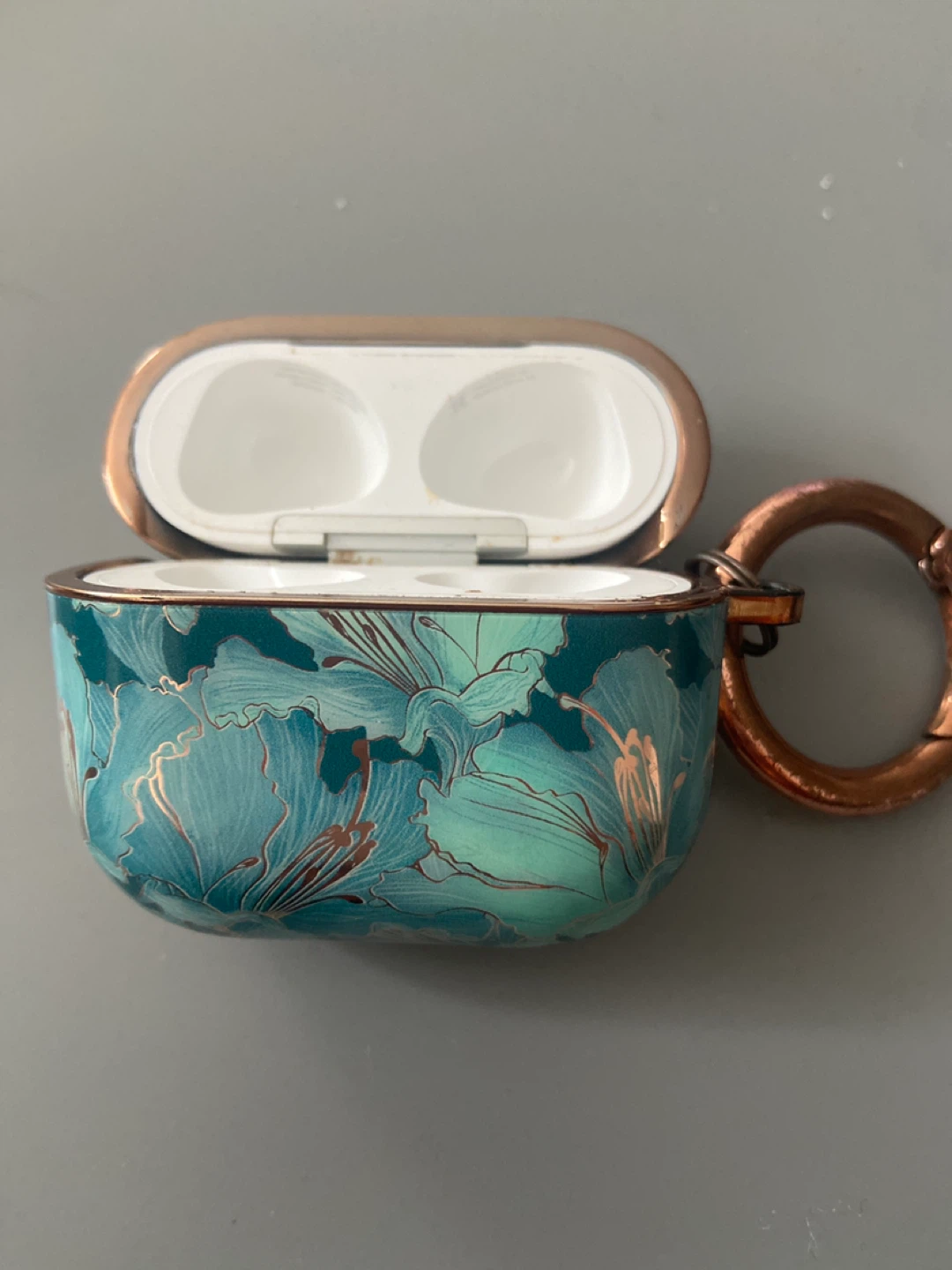 Floral AirPods Pro Case with Keychain