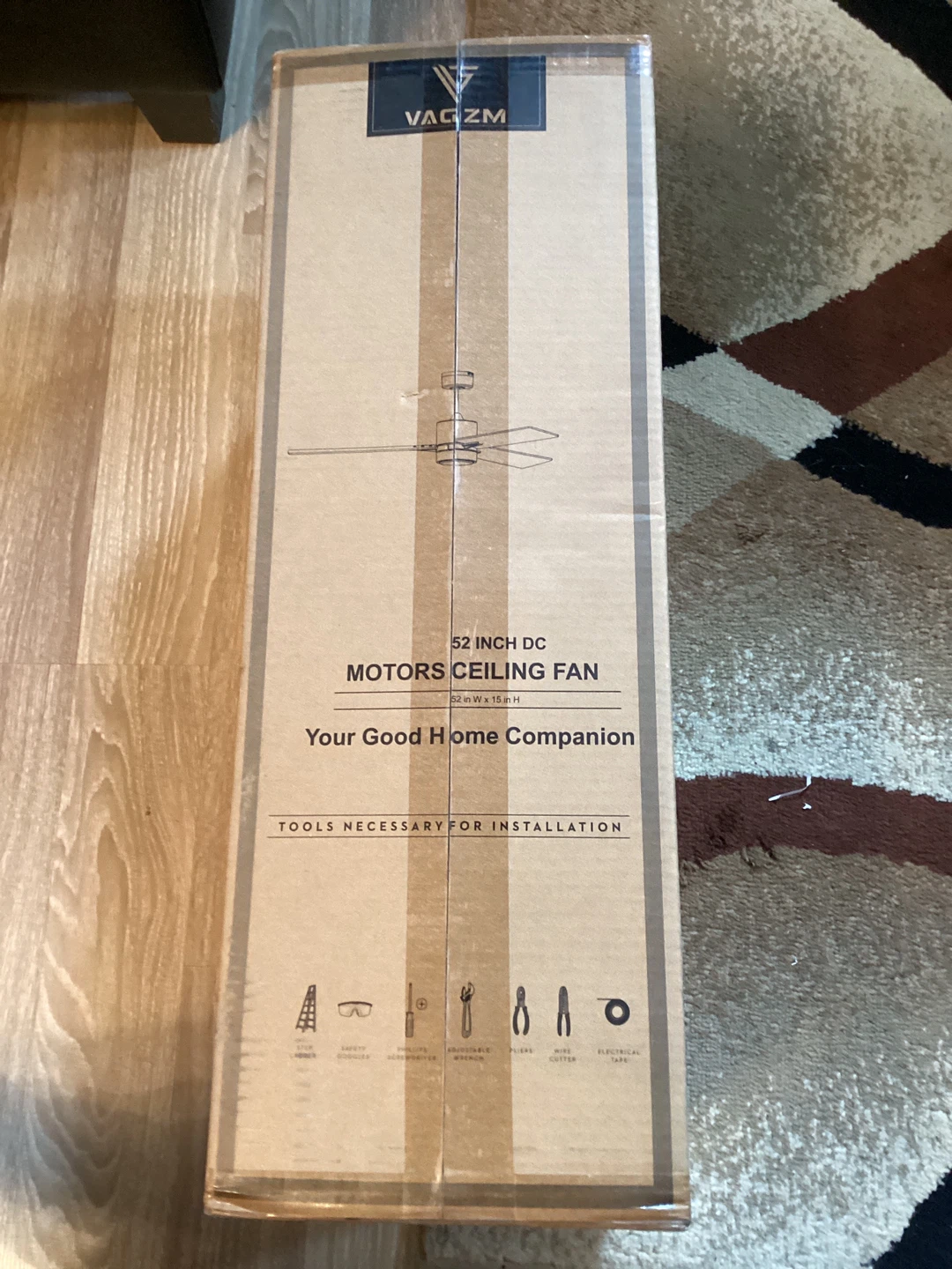 VAGIZM 52 Inch DC Motor Ceiling Fan - photo 2