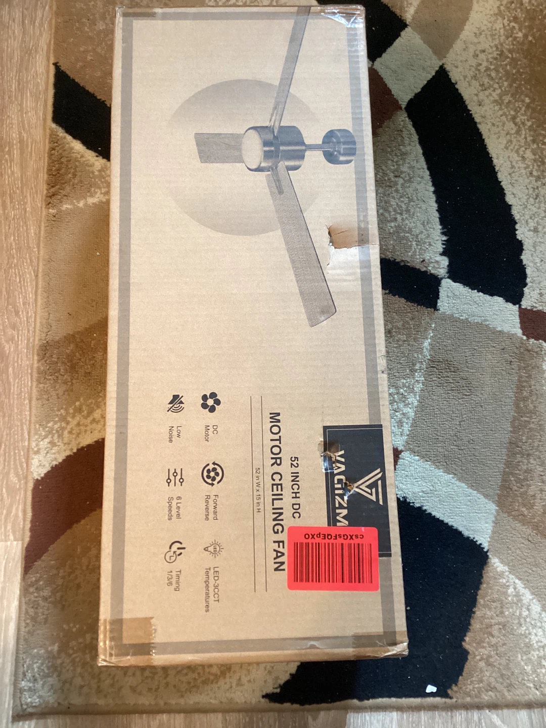 VAGIZM 52 Inch DC Motor Ceiling Fan - photo 3