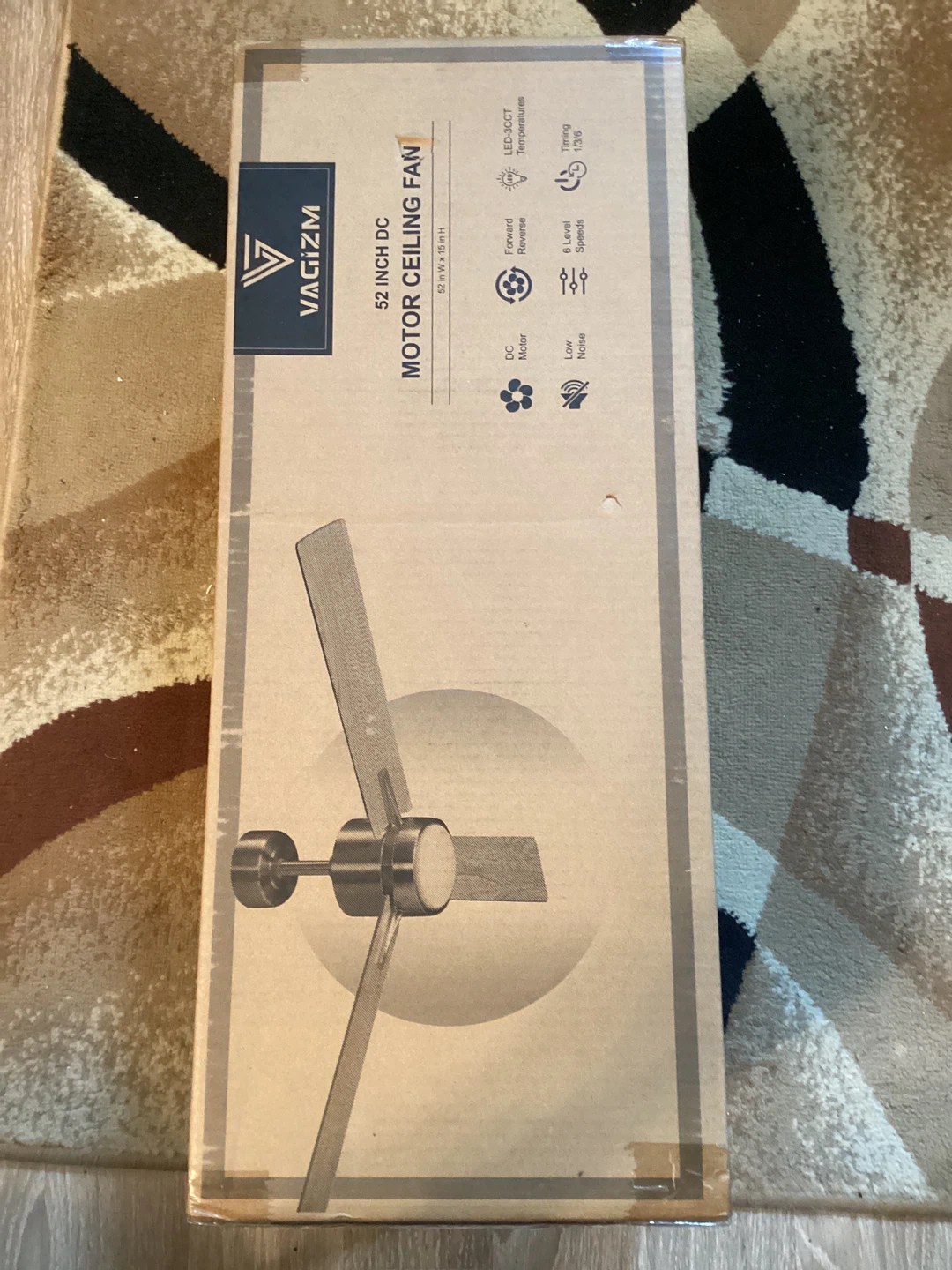 VAGIZM 52 Inch DC Motor Ceiling Fan - photo 5