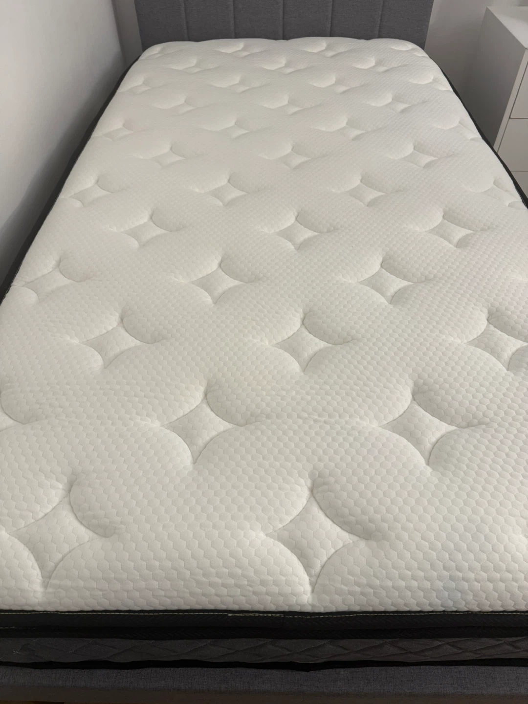 Twin Bed Set  (Frame + Mattress + Waterproof Protector) - photo 2