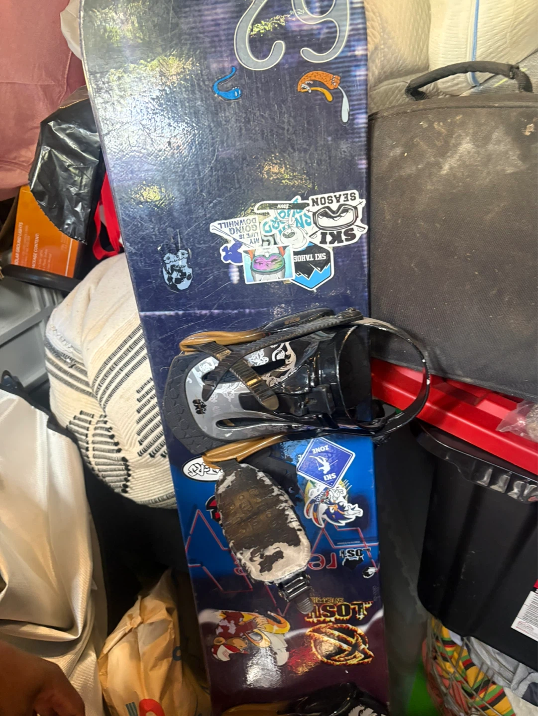 Snowboard with Bindings