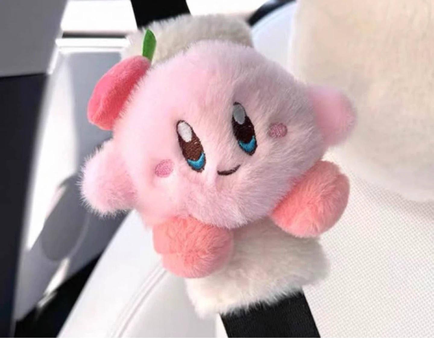 Kirby Plush Seatbelt Cover