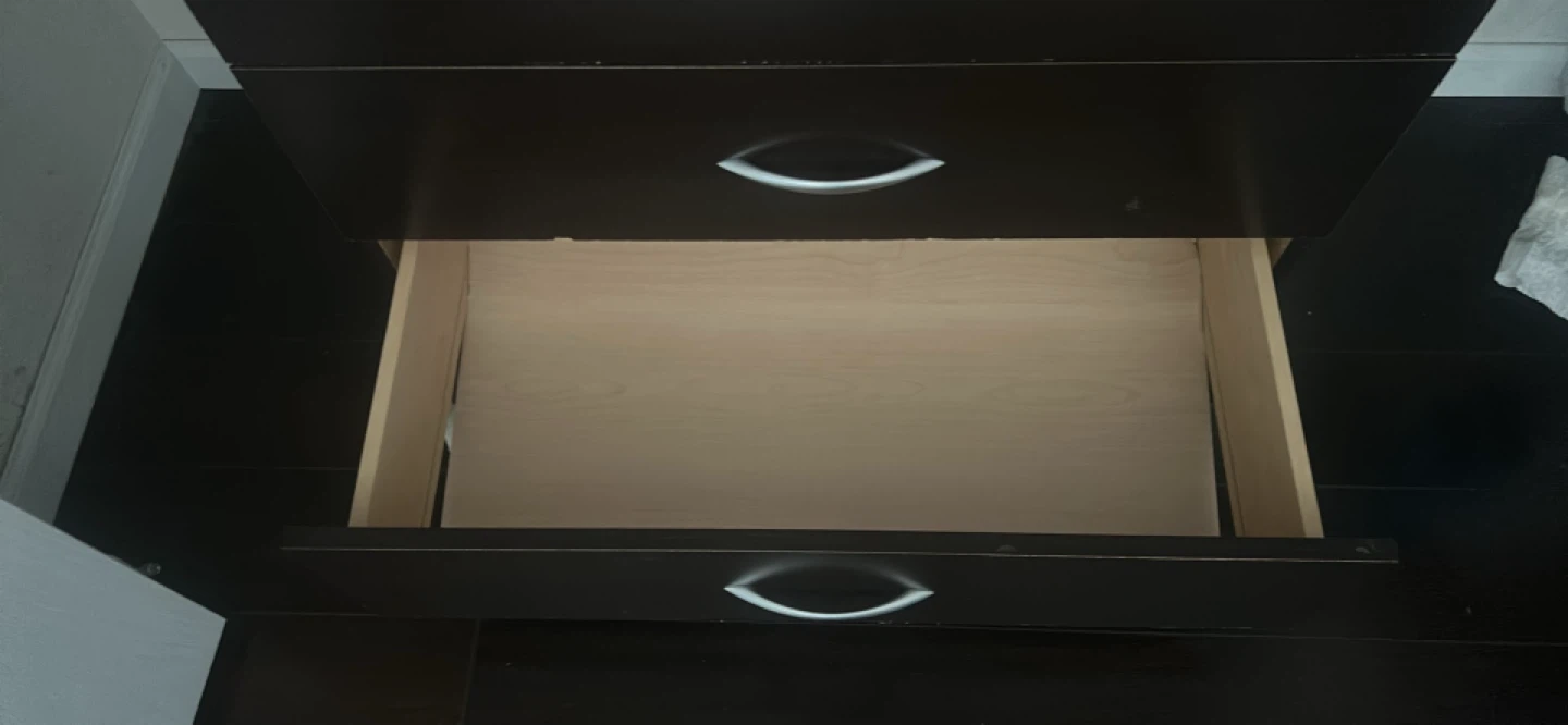 Dark Brown 5-Drawer Dresser - photo 3